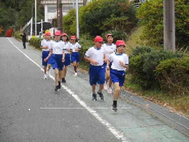 1124　持久走大会モザイク