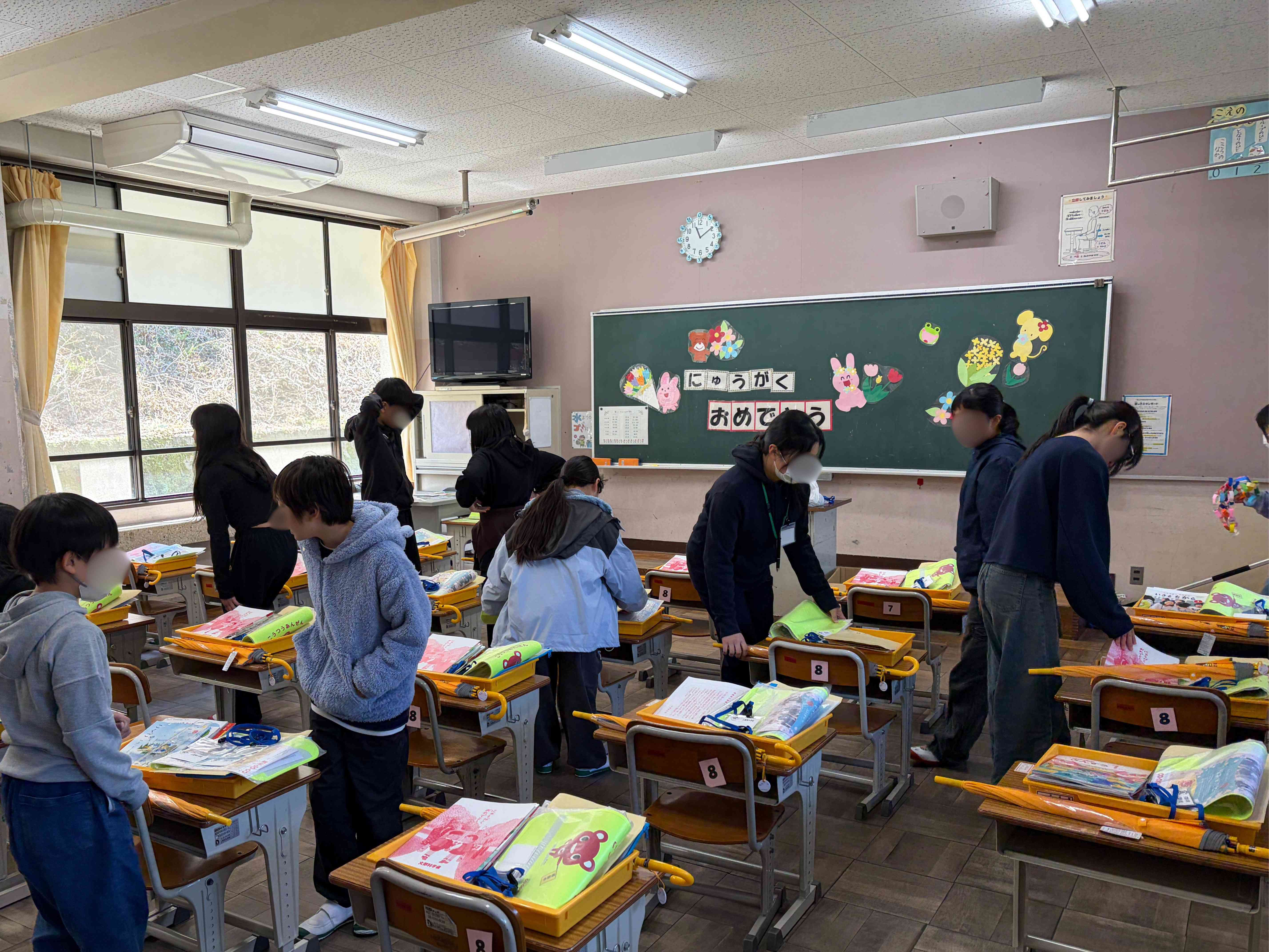 入学式準備